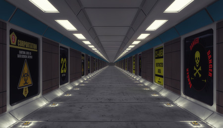 3d rendering. Futuristic inner structureの写真素材