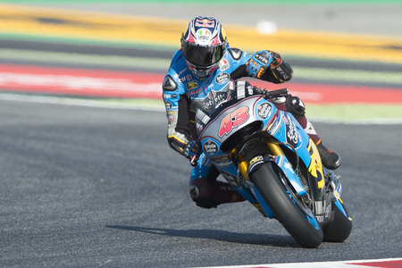 Driver JACK MILLER. Estrella Galicia Team. Monster Energy Grand Prix of Catalonia MotoGP at Circuit of Catalonia. Barcelona, Spain, June 10, 2017のeditorial素材