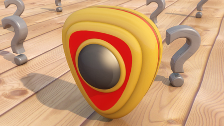 3d render. GPS icon and floorの写真素材