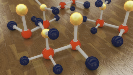 3d rendering, Molecule designの写真素材