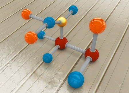 3d rendering, Molecule designの写真素材