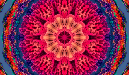 Abstract pattern mandala backgroundの写真素材