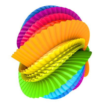 3d render Abstract colorful backgroundの写真素材