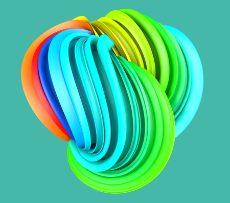 3d render Abstract colorful backgroundの写真素材