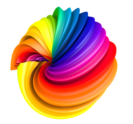 3d render Abstract colorful backgroundの写真素材