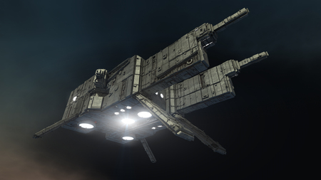 3D Render. Alien unidentified flying objectの写真素材