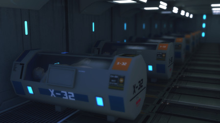 3d render. Human clone unitの写真素材