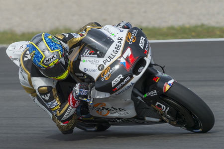 Driver Karel Abraham. Monster Energy Grand Prix of Catalonia MotoGP at Circuit of Catalonia. Barcelona, Spain, June 15, 2018のeditorial素材