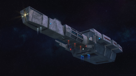 3D Render Alien unidentified flying objectの写真素材