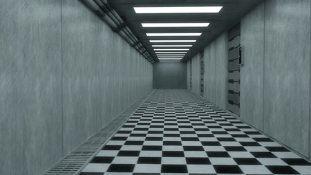 3D render Interior and futuristic architecture designの写真素材
