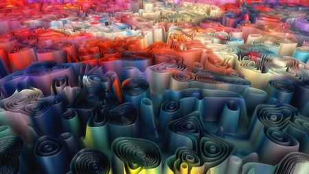 3d rendering. Abstract background and colors