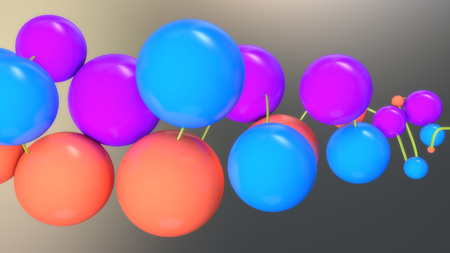 3d rendering. Abstract background and colorsの写真素材