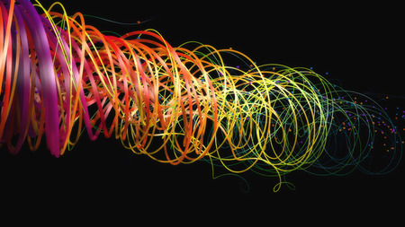 3d rendering. Abstract background and colors
