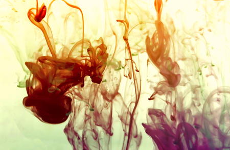 Abstract background ink and waterの写真素材