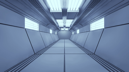 3D render Interior and futuristic architecture designの写真素材
