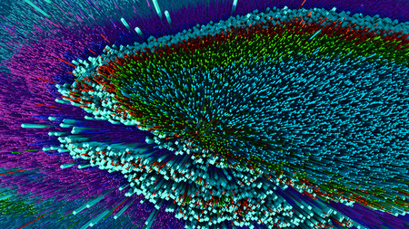 3d rendering. Abstract background and colors