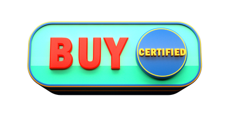 3d render. Buy icon 3d conceptの写真素材