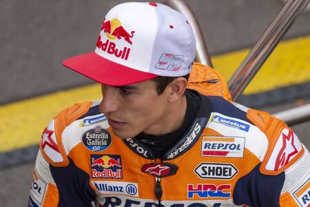Marc Marquez. Grand Prix of Catalonia MotoGP at Circuit of Catalonia. Barcelona, Spain, June, 2019のeditorial素材