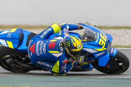 Joan Mir. Grand Prix of Catalonia MotoGP at Circuit of Catalonia. Barcelona, Spain, June, 2019のeditorial素材