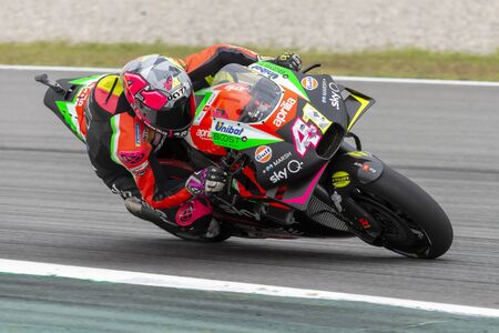 Aleix Espargaro. Grand Prix of Catalonia MotoGP at Circuit of Catalonia. Barcelona, Spain, June, 2019のeditorial素材