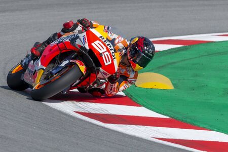 Jorge Lorenzo. Grand Prix of Catalonia MotoGP at Circuit of Catalonia. Barcelona, Spain, June, 2019のeditorial素材