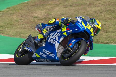 Joan Mir. Grand Prix of Catalonia MotoGP at Circuit of Catalonia. Barcelona, Spain, June, 2019のeditorial素材