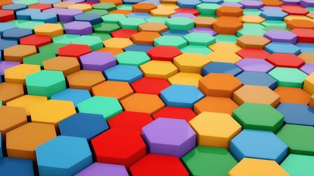 Abstract colorful background illustration designの写真素材