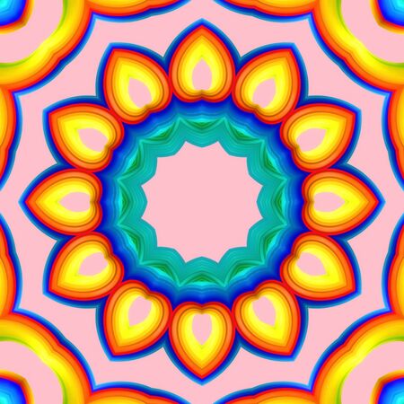 3d render. Abstract pattern backgroundの写真素材
