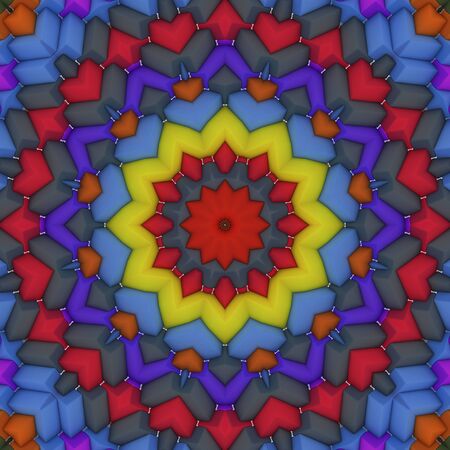 3d render. Abstract pattern backgroundの写真素材
