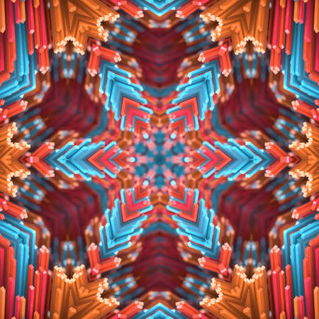 Abstract color pattern and geometric backgroundの写真素材