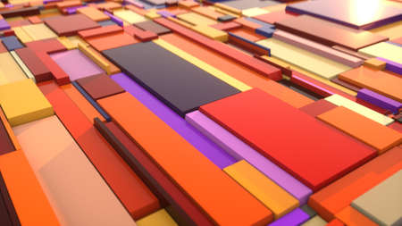 Abstract colorful background with shapesの写真素材