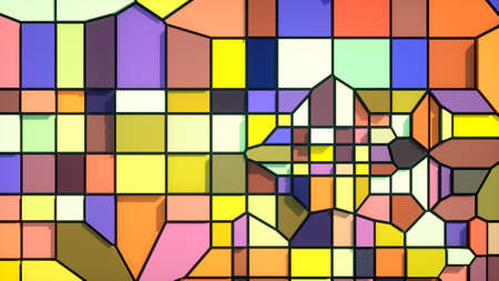 Abstract colorful background with shapesの写真素材