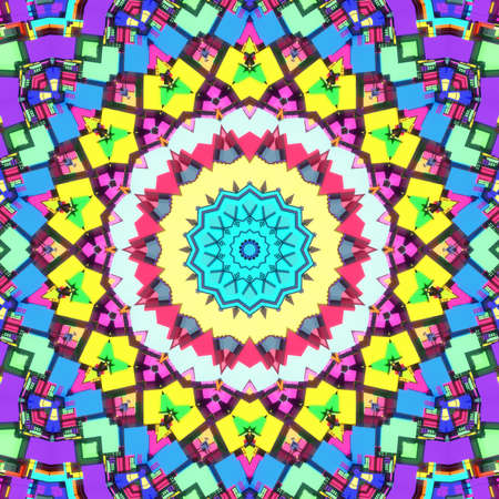Repeating background of colour patternsの写真素材