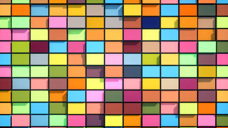 Abstract colorful background with shapesの写真素材