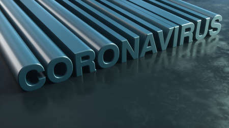 3d render. Coronavirus and covid concept illustration