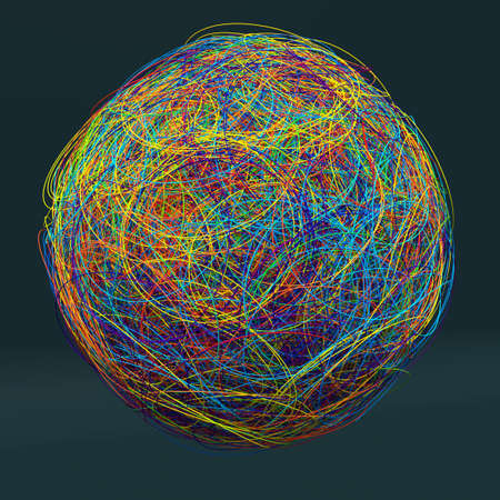 3d render. Abstract colorful background illustrationの写真素材