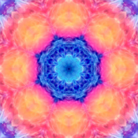 Repeating background of colored patternsの写真素材