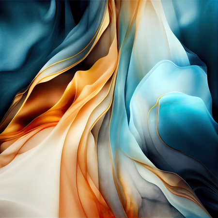 Decorative abstract colored background. Generative AIの素材