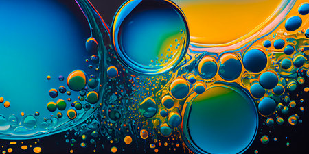 Abstract watercolor color background. Generative AIの素材