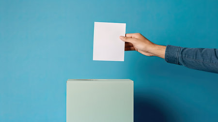 A ballot box. Generative AIの素材