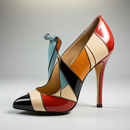 Elegant and modern women's shoes. Generative AIの素材