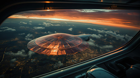 Spotted a UFO. Generative AIの素材