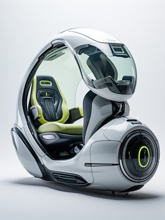 Sport motorcycle concept design. Generative AIの素材