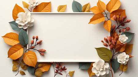 Nice background for autumn and fall concept. Generative AIの素材