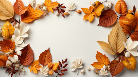 Nice background for autumn and fall concept. Generative AIの素材