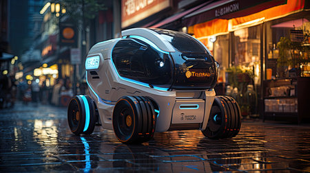 Sports car concept design. Generative AIの素材