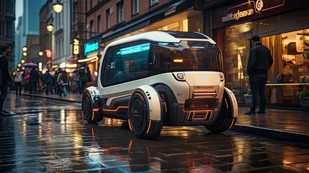 Sports car concept design. Generative AIの素材