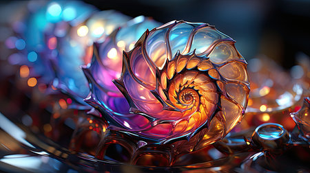 Blurred colorful abstract background. Generative AIの素材