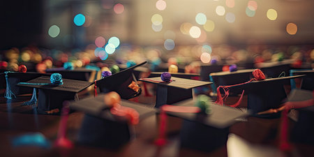 University graduation concept. Generative AIの素材