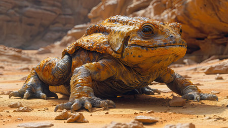 Possible form of life on the planet Mars. Generative AIの素材